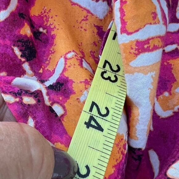 BRECKENRIDGE women's size XL, 3/4 SLEEVE, BUTTON DOWN, cotton SHIRT - Picture 5 of 11